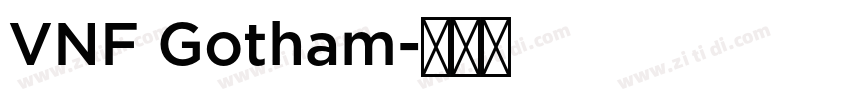 VNF Gotham字体转换